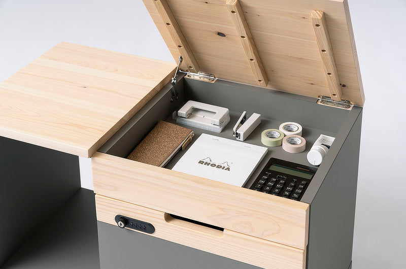 Mobile drawer bench