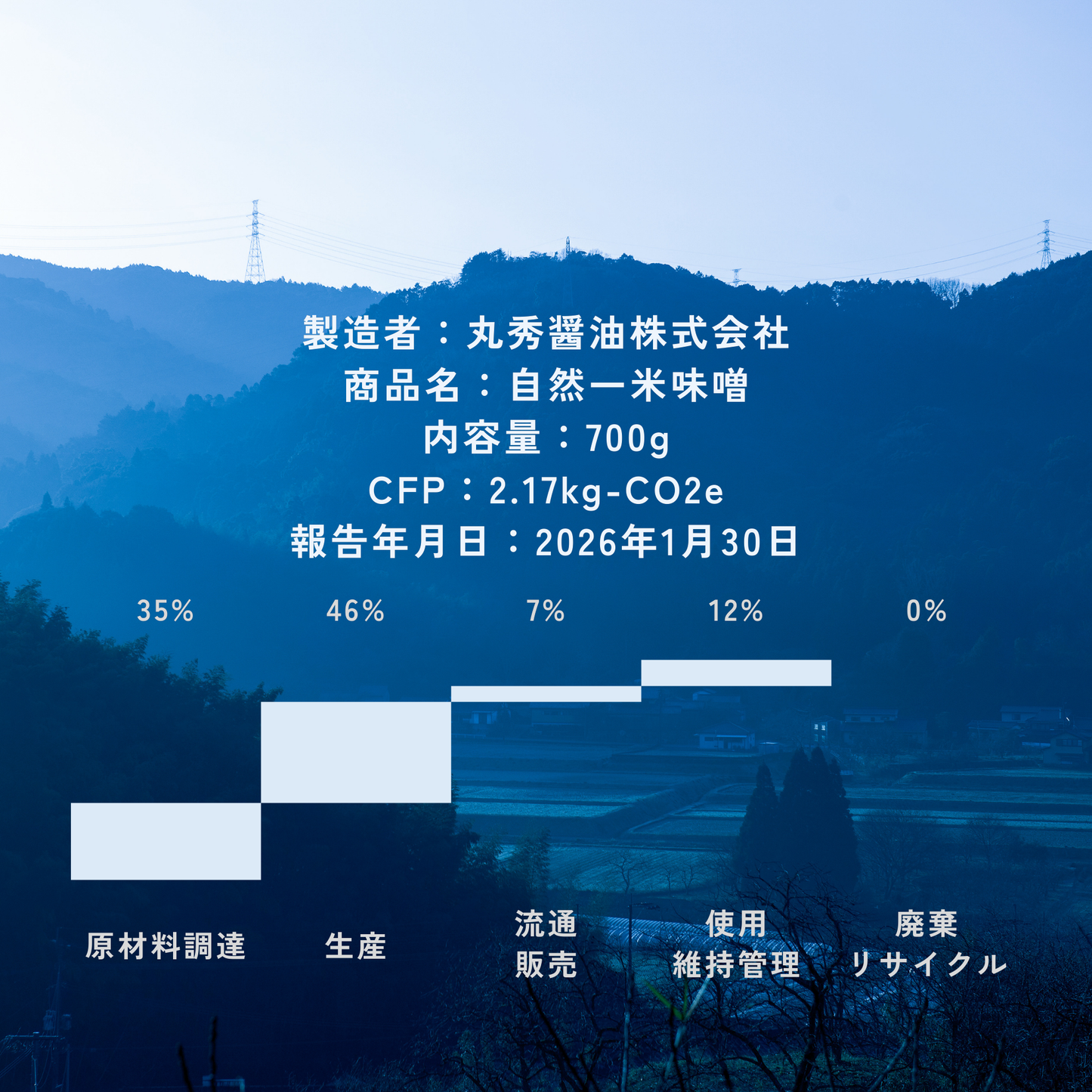 自然一米味噌　700g