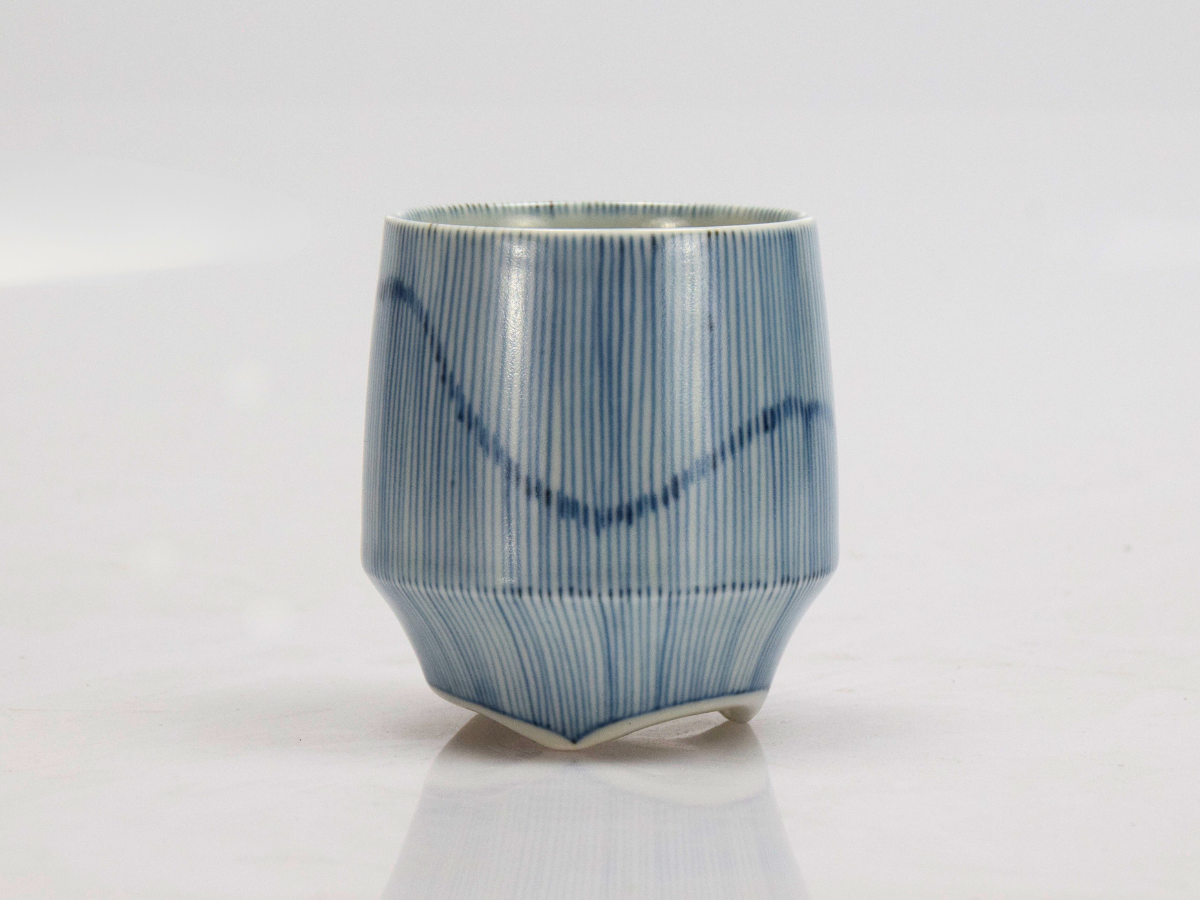二段線画 香酒盃（L）