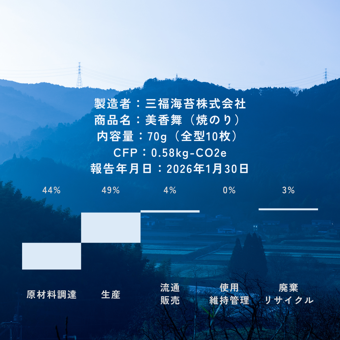 初摘み 美香舞　焼海苔 全型10枚