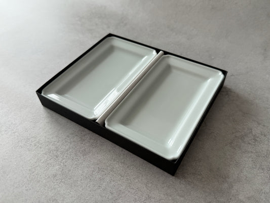 海苔皿 白 （艶） 2枚セット