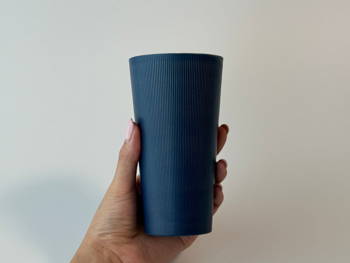 内白青マット 細鎬タンブラー(Ｌ)