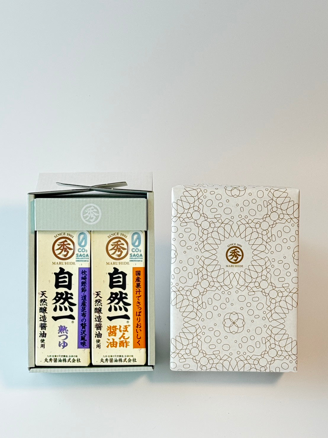 自然一 選べる調味料ギフト 2本セット〈箱・包装付き〉